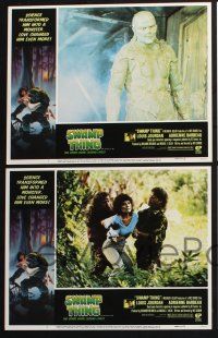 3d651 SWAMP THING 8 LCs '82 Wes Craven, Richard Hescox border art of monster & Adrienne Barbeau!