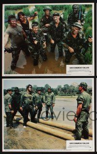 3d710 UNCOMMON VALOR 8 LCs '83 Gene Hackman, Fred Ward, Robert Stack, Vietnam War!