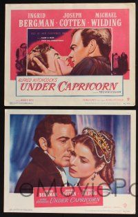 3d711 UNDER CAPRICORN 8 LCs '49 Ingrid Bergman & Joseph Cotten, directed by Alfred Hitchcock!