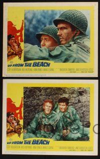 3d717 UP FROM THE BEACH 8 LCs '65 Cliff Robertson, Red Buttons & Marius Goring!