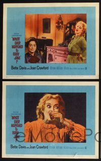 3d736 WHAT EVER HAPPENED TO BABY JANE? 8 LCs '62 Robert Aldrich, Bette Davis & Joan Crawford!