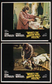 3d738 WHAT'S THE MATTER WITH HELEN 8 LCs '71 Debbie Reynolds, Shelley Winters, Dennis Weaver!