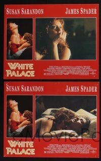 3d746 WHITE PALACE 8 LCs '90 Eileen Brennan, Susan Sarandon, James Spader!
