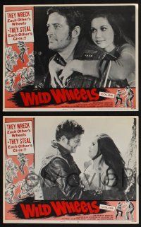 3d838 WILD WHEELS 6 LCs '69 teen rebels who wreck each other's wheels & steal each other's girls!
