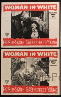 3d839 WOMAN IN WHITE 6 LCs '48 Eleanor Parker, Alexis Smith, Sidney Greenstreet, Gig Young