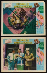 3d928 WORLD OF ABBOTT & COSTELLO 3 LCs '65 Bud & Lou are the greatest laughmakers, great images!