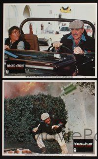 3d761 WRONG IS RIGHT 8 LCs '82 TV reporter Sean Connery, Katharine Ross!