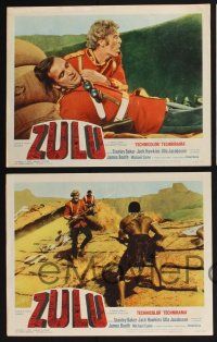 3d769 ZULU 8 LCs '64 Stanley Baker & Michael Caine classic, British vs. natives!