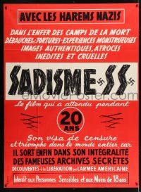 3e328 AFTER MEIN KAMPF French 1p '61 the uncensored Sadism of the SS and the Nazi harems!
