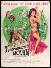 3e464 JOHN GOLDFARB, PLEASE COME HOME French 1p '65 Grinsson art of sexy dancer Shirley MacLaine!
