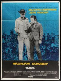 3e523 MIDNIGHT COWBOY French 1p '69 Dustin Hoffman, Jon Voight, John Schlesinger classic!
