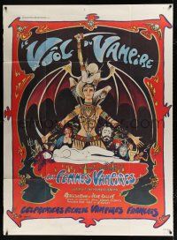 3e567 RAPE OF THE VAMPIRE French 1p '68 Le Viol Du Vampire, cool horror art by Philippe Druillet!