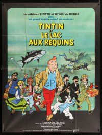 3e622 TINTIN & THE LAKE OF SHARKS French 1p '73 Belgian cartoon character created by Herge!