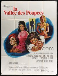 3e631 VALLEY OF THE DOLLS French 1p '67 Sharon Tate, Jacqueline Susann, different Grinsson art!