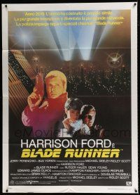 3e133 BLADE RUNNER Italian 1p '82 Ridley Scott sci-fi classic, Harrison Ford, Rutger Hauer