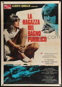 3e164 DEEP END Italian 1p '71 sexy Jane Asher, coming of age, directed by Jerzy Skolimowski!