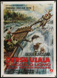 3e166 DERSU UZALA Italian 1p '76 Akira Kurosawa, Best Foreign Language Oscar winner, Ciriello art!