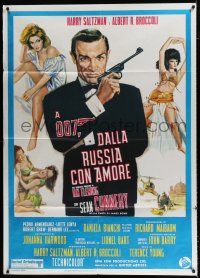 3e184 FROM RUSSIA WITH LOVE Italian 1p R70s Sean Connery is Ian Fleming's James Bond 007!
