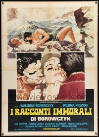 3e203 IMMORAL TALES Italian 1p '76 Walerian Borowczyk's Contes Immoraux, different sexy artwork!