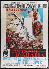 3e217 LAWRENCE OF ARABIA Italian 1p R70s David Lean classic, Peter O'Toole, different Cesselon art!