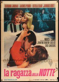3e226 LOVE IN THE NIGHT Italian 1p '68 Marcel Camus' Love in the Night, Catherine Jordan