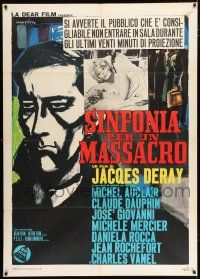 3e293 SYMPHONY FOR A MASSACRE Italian 1p '65 Deray's Symphonie pour un massacre, Manfredo art!