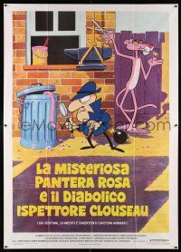 3e053 LA MISTERIOSA PANTERA ROSA E IL DIABOLICO ISPETTORE CLOUSEAU Italian 2p '79 Pink Panther!