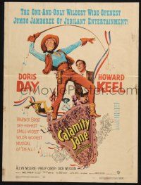 3e714 CALAMITY JANE WC '53 pretty cowgirl Doris Day in title role w/Howard Keel!