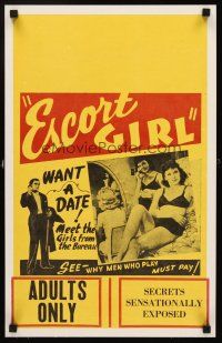 3e741 ESCORT GIRL WC '41 see why men who play with half-naked bad girls must pay!