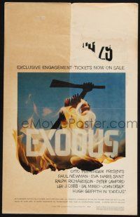 3e743 EXODUS exclusie engagement WC '61 great artwork of arms reaching for rifle by Saul Bass!