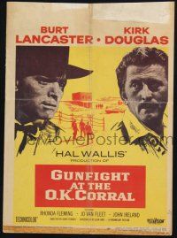 3e770 GUNFIGHT AT THE O.K. CORRAL WC '57 Burt Lancaster, Kirk Douglas, directed by John Sturges!