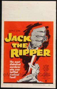3e811 JACK THE RIPPER WC '60 American detective helps Scotland Yard find fabled killer!