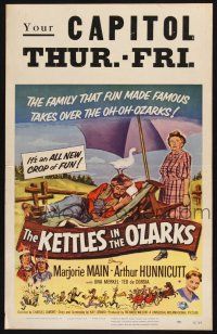 3e819 KETTLES IN THE OZARKS WC '56 Marjorie Main as Ma brews up a roaring riot in the hills!