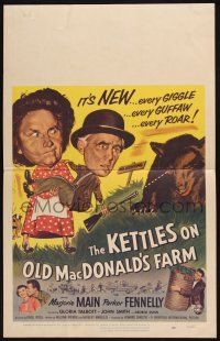 3e820 KETTLES ON OLD MacDONALD'S FARM WC '57 Marjorie Main & Parker Fennelly in the Ozarks!