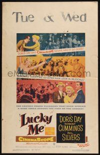 3e847 LUCKY ME WC '54 sexy Doris Day never had it so good, Robert Cummings, Phil Silvers
