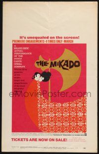 3e860 MIKADO WC '67 English version of the operetta by Gilbert & Sullivan, cool art!