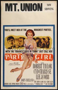 3e878 PARTY GIRL WC '58 you'll meet sexiest Cyd Charisse at the roughest parties, Nicholas Ray!