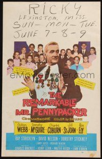 3e895 REMARKABLE MR. PENNYPACKER WC '59 Clifton Webb, he can do it better than anyone!