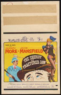 3e913 SHERIFF OF FRACTURED JAW WC '59 sexy burlesque Jayne Mansfield, sheriff Kenneth More!