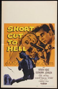 3e916 SHORT CUT TO HELL WC '57 directed by James Cagney, from Graham Greene's novel!