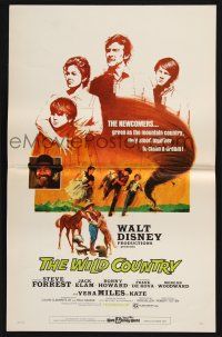 3e988 WILD COUNTRY WC '71 Disney, artwork of Vera Miles, Ron Howard and brother Clint Howard!