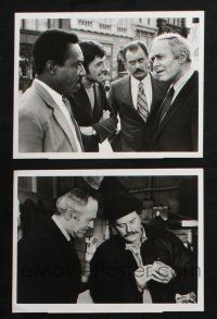 3f475 INSIDE JOB 2 TV 7x9 stills '74 Henry Fonda, Star Trek's Leonard Nimoy, Dallas' Larry Hagman!