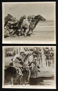 3f484 LADY'S FROM KENTUCKY 2 8x10 stills '39 horse racing images on the track & in winner's circle