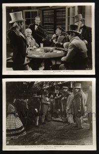 3f495 MISSISSIPPI 2 8x10 stills '35 w/Bing Crosby & W.C. Fields at poker table, riverboat gambling