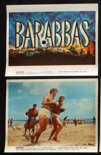 3f551 BARABBAS 9 color 8x10 stills '62 Richard Fleischer, Anthony Quinn, Jack Palance!