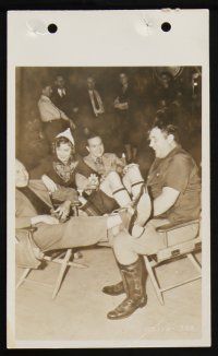 3f439 BOB HOPE 2 candid 8x10 and 5x8 stills '30s Jack Benny visiting on the set & Some Like It Hot!