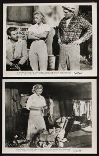 3f195 CRUEL TOWER 7 8x10 stills '56 the higher they climb, the closer they get to terror!