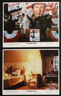 3f631 DEAD ZONE 8 8x10 mini LCs '83 Cronenberg, Stephen King, Christopher Walken, Adams, Skerritt