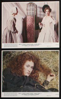 3f682 FRENCH LIEUTENANT'S WOMAN 8 8x10 mini LCs '81 Meryl Streep, Jeremy Irons, Harold Pinter!