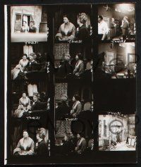 3f155 HEDDA GABLER 8 TV contact sheet 8x10 stills '63 Ingrid Bergman, Redgrave, Richardson, Howard